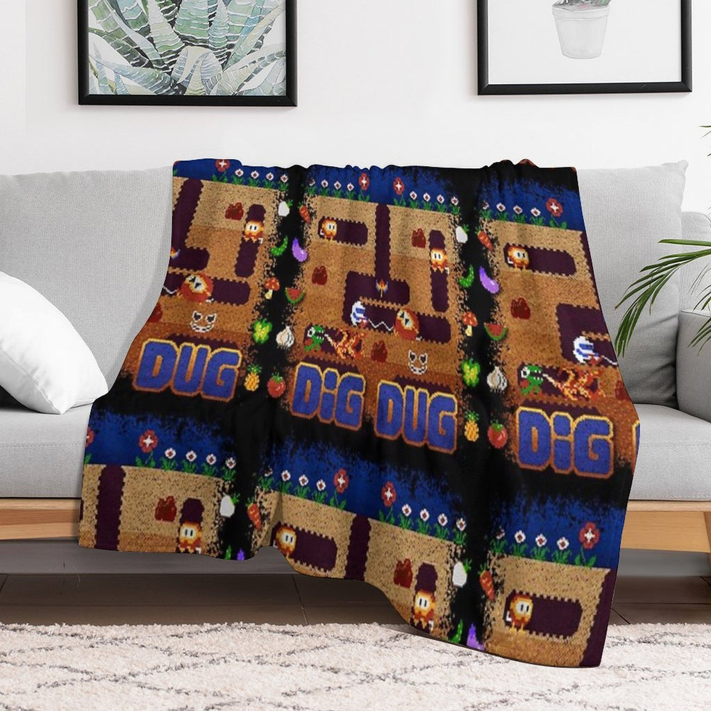 Dug Dig Comfort Throw Blanket
