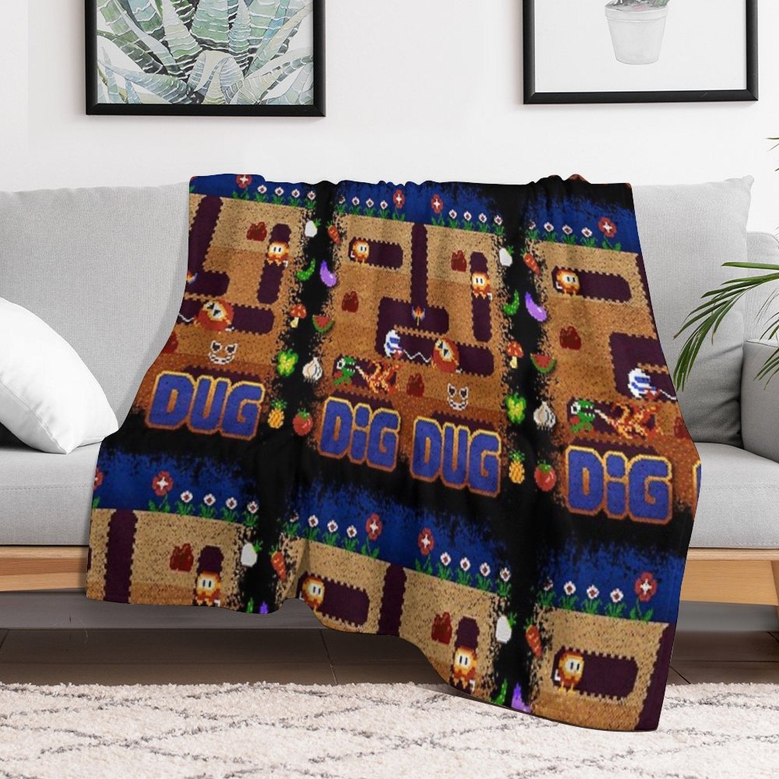 Dug Dig Comfort Throw Blanket