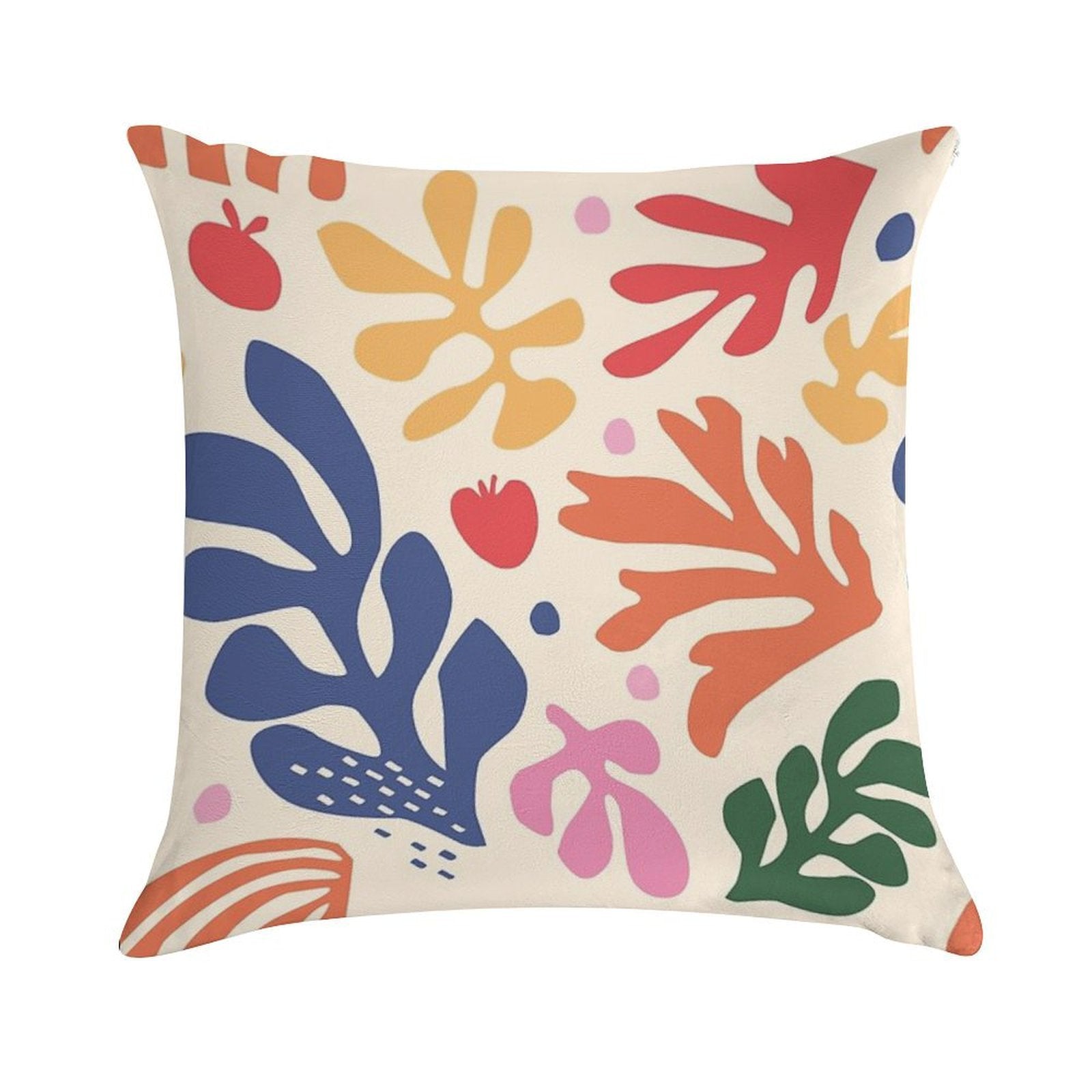 Matisse Flowers Art Soft Durable Construction Throw Pillow