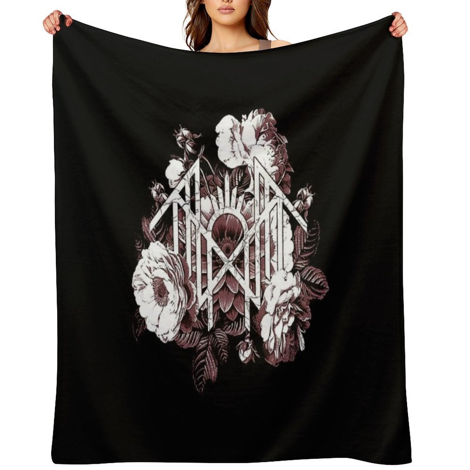 Official Merchandise World Tour of Sleep Token Music - SLP-TKN--Sleep Token # Machine-washable Throw Blanket