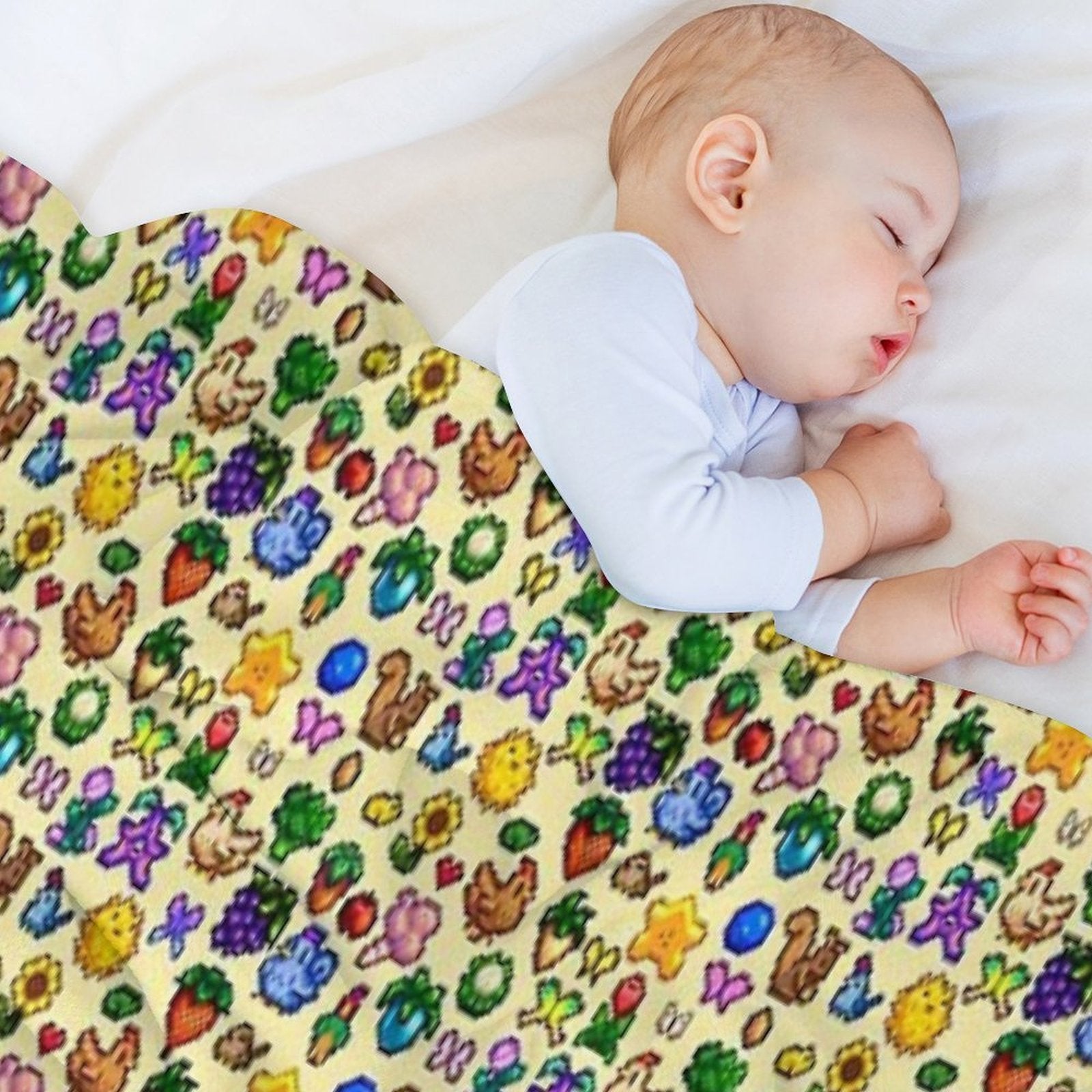 Stardew Valley Eco-conscious Throw Blanket