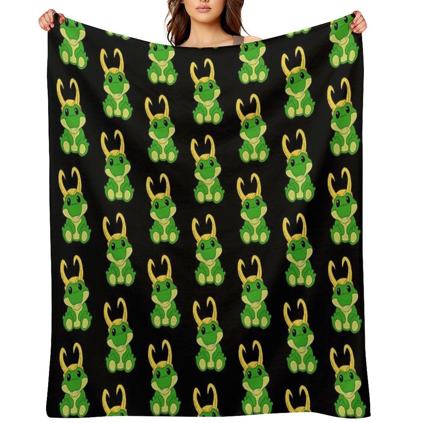 Alligator Loki Varient Durable Throw Blanket