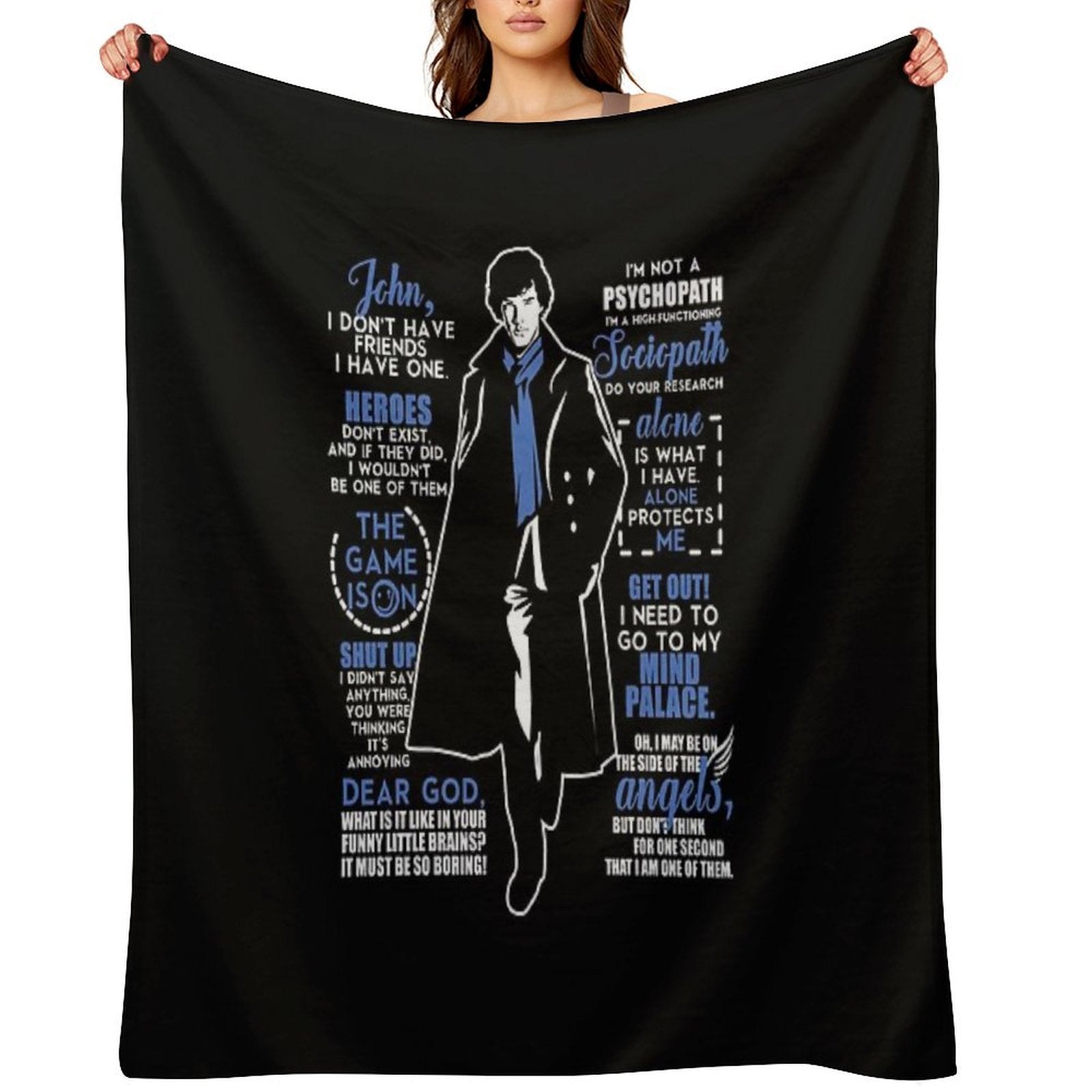 Quotes. V2.0 Multi-functional Throw Blanket