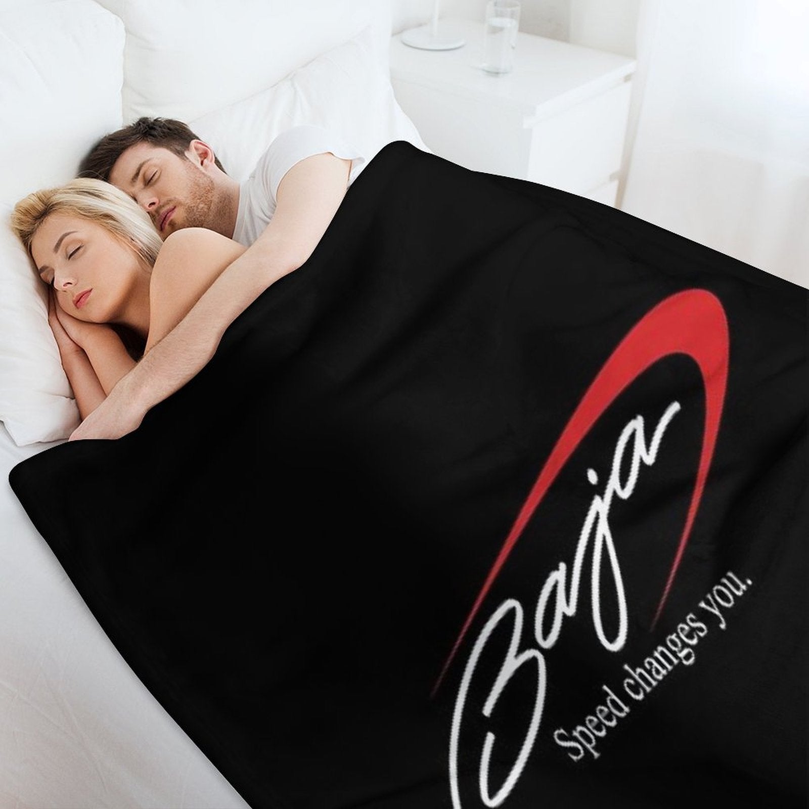 Baja Boats Logo Lightweight Throw Blanket
