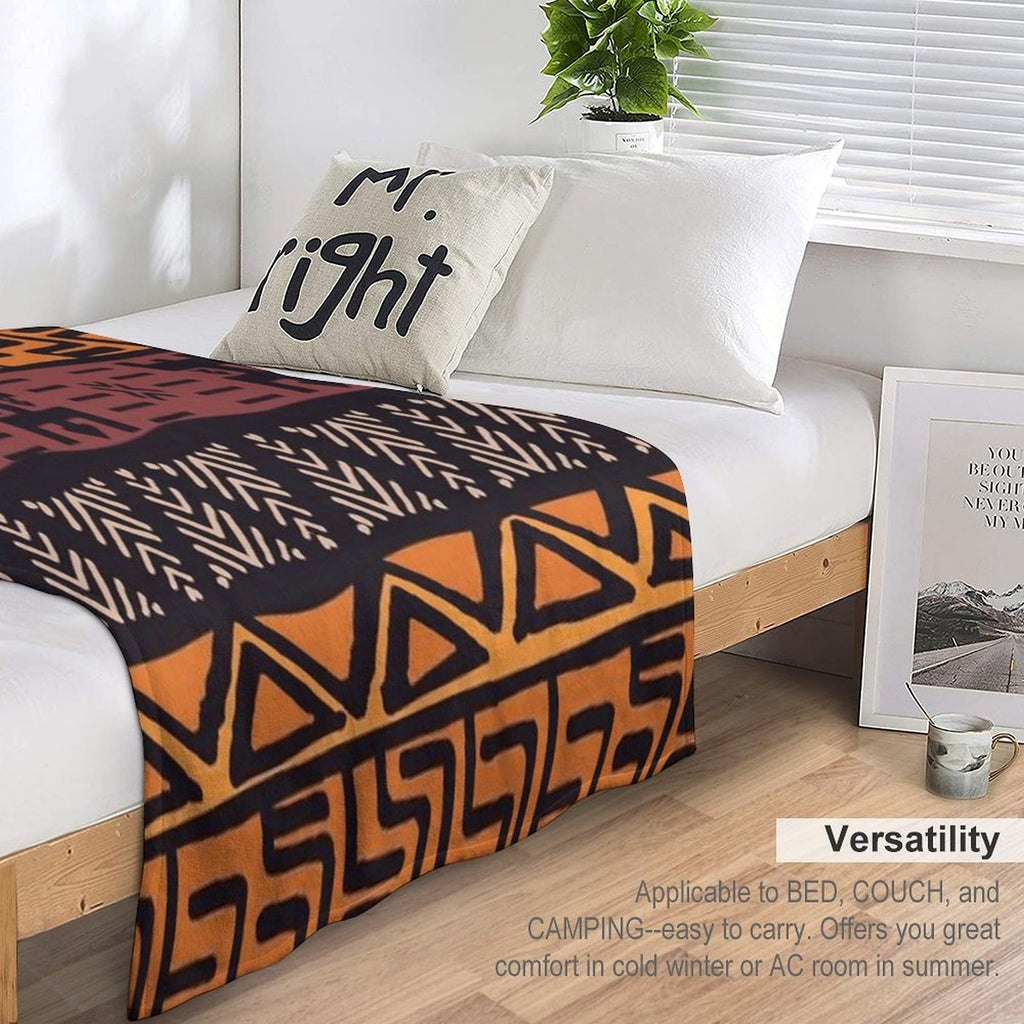 African Tribal Print Lightweight Throw Blanket