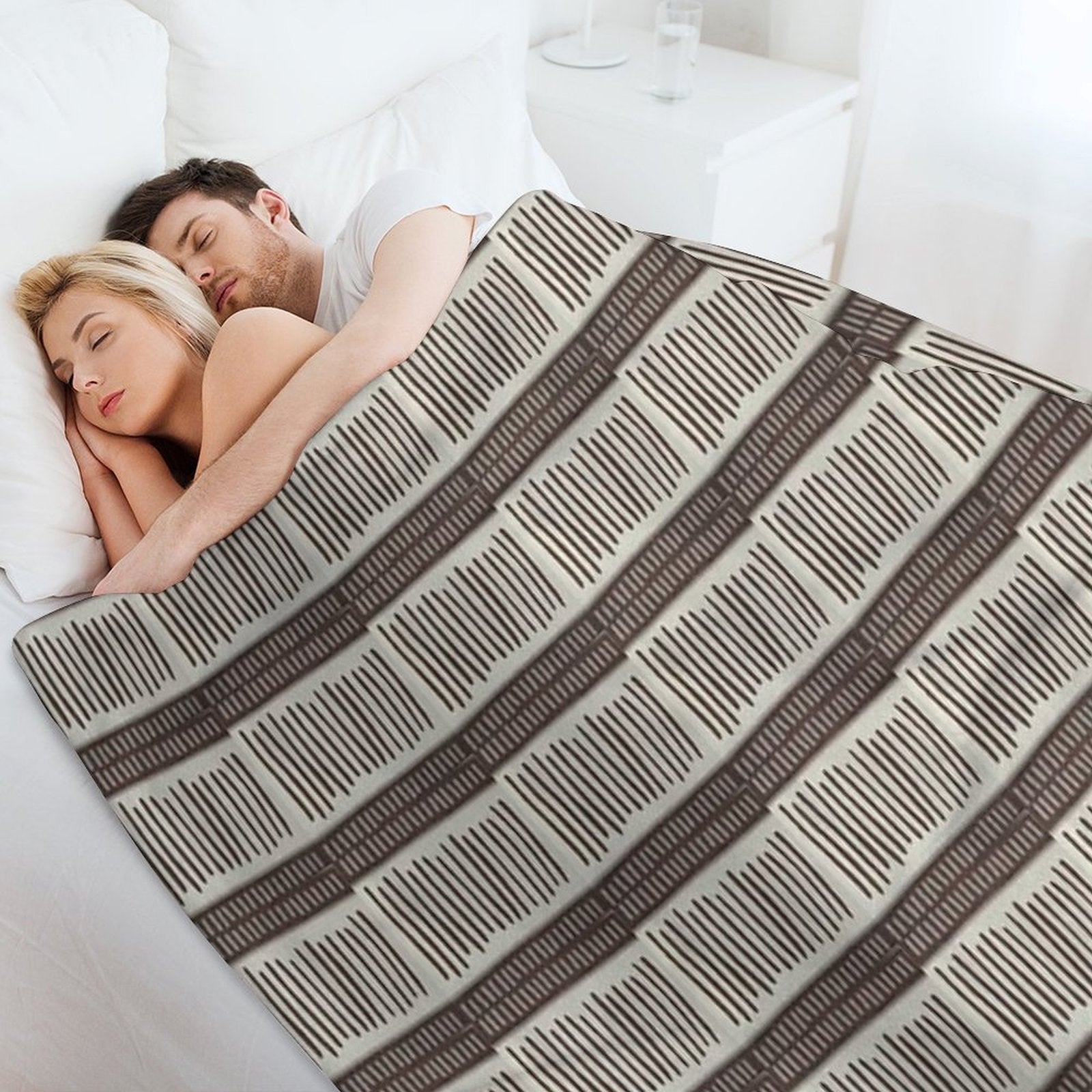 Wood Pattern (Indian Art) Multi-functional Throw Blanket