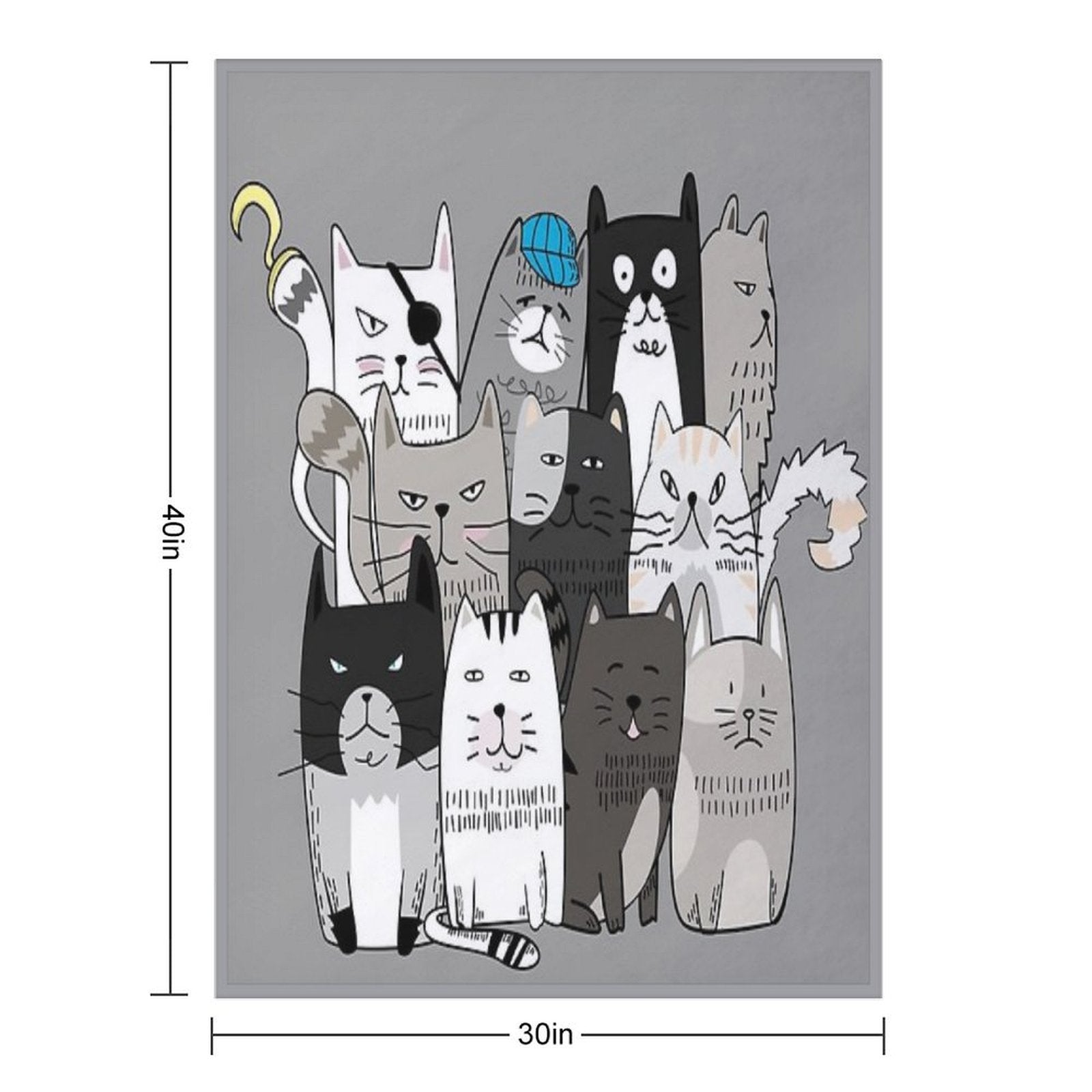 Cats Premium Throw Blanket