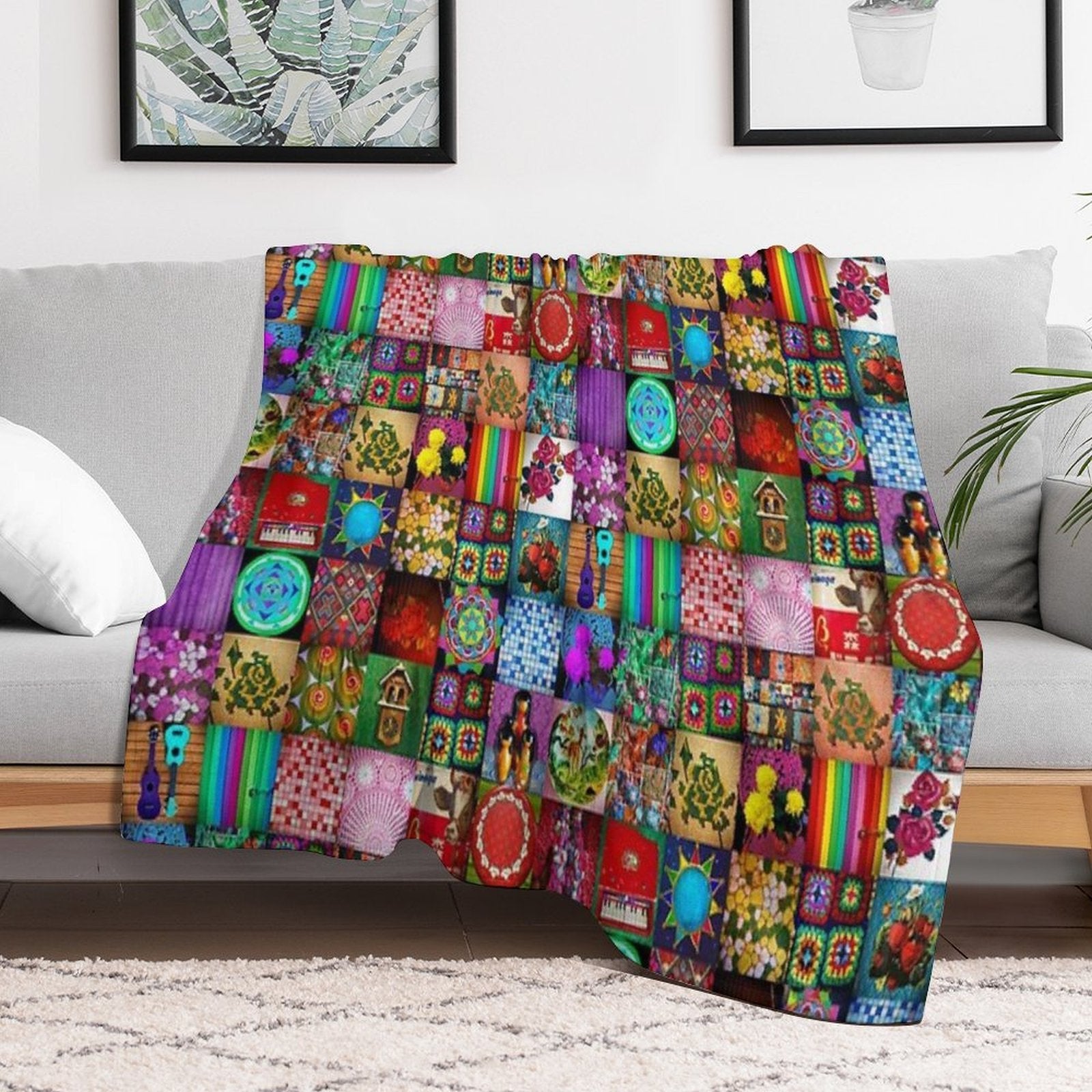 Grace's House Plush Throw Blanket