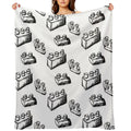 Building Blocks Velvety-soft Throw Blanket