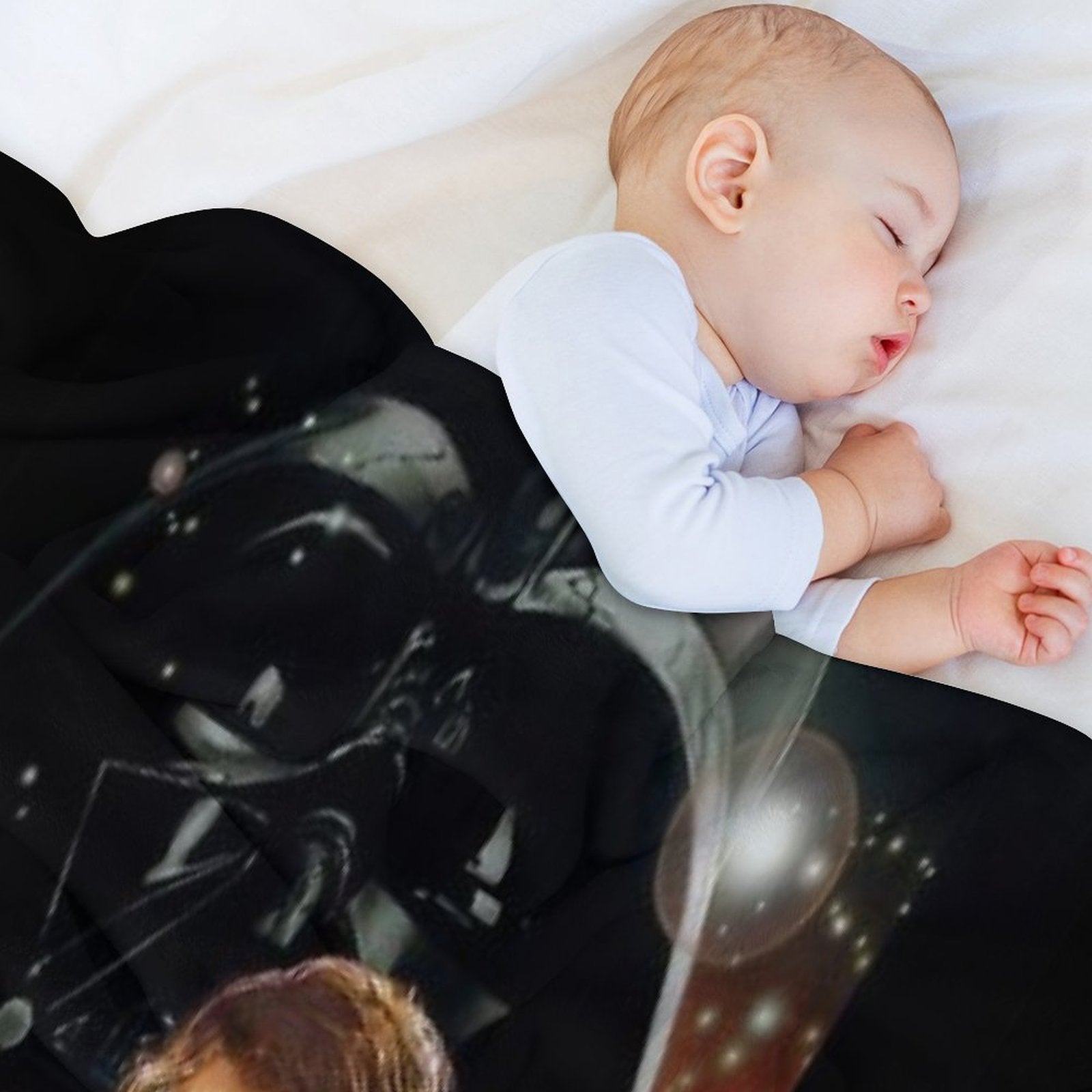 The Vintage Movies Episode III Poster Plush Throw Blanket