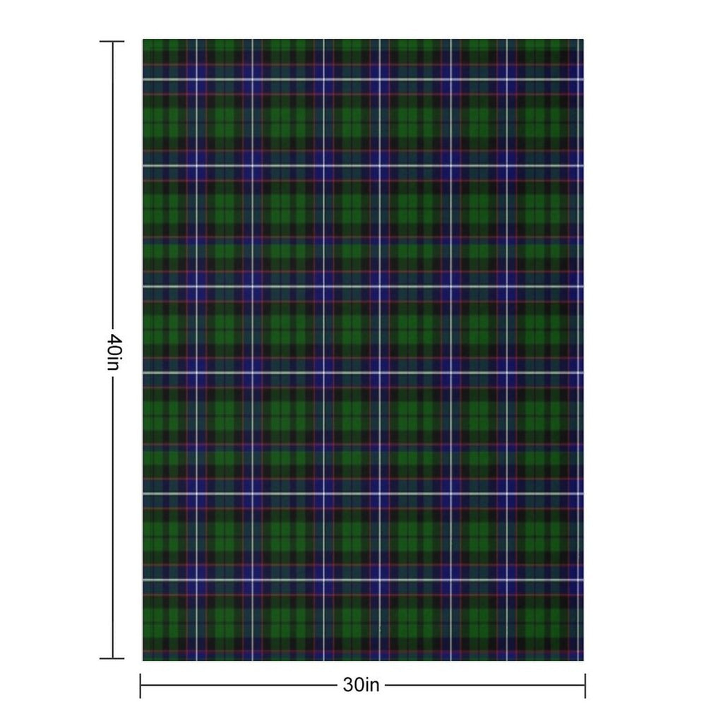 Clan Russell Tartan Machine-washable Throw Blanket