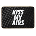Kiss My Airs Sneaker Head Hype Black & White  Rapid-Drying Bath Mat