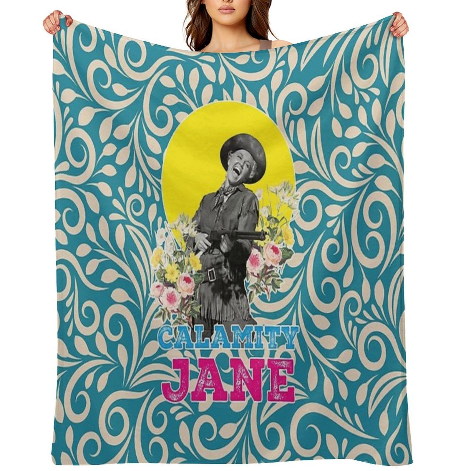 Calamity Jane, Film, 50s Premium Throw Blanket