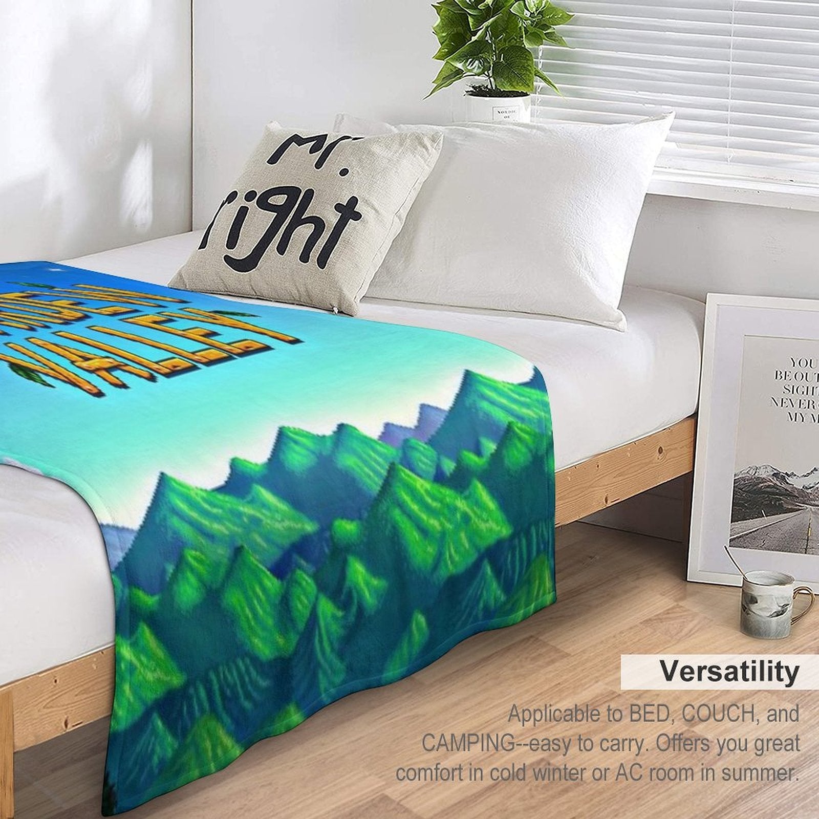 Stardew Valley Title Durable Throw Blanket