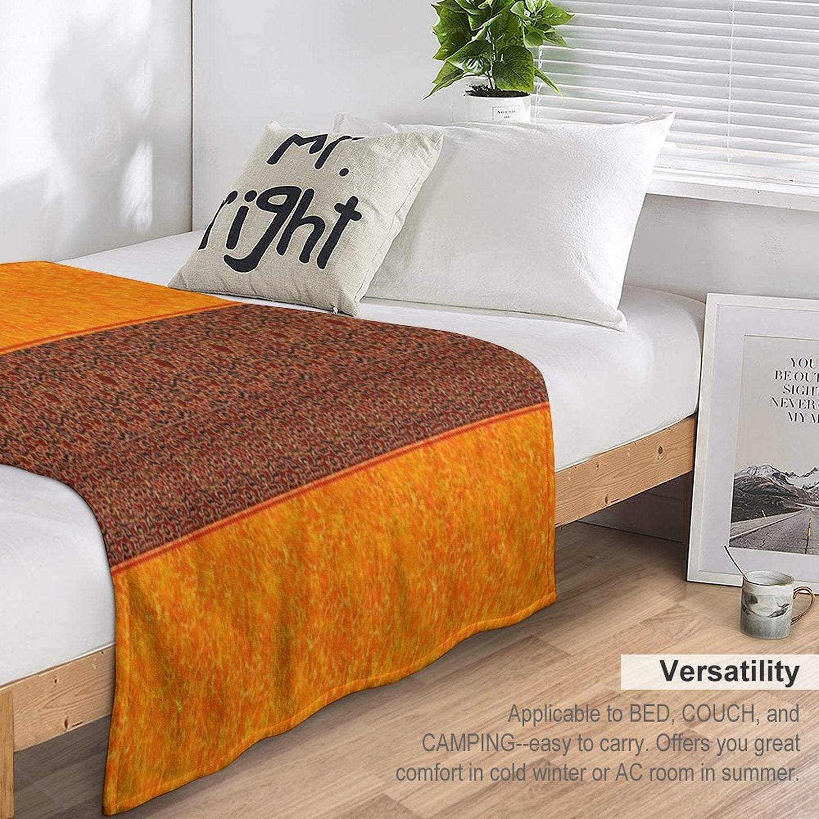 AbstractGeometrical Pattern Nº104 Shrink-resistant Throw Blanket