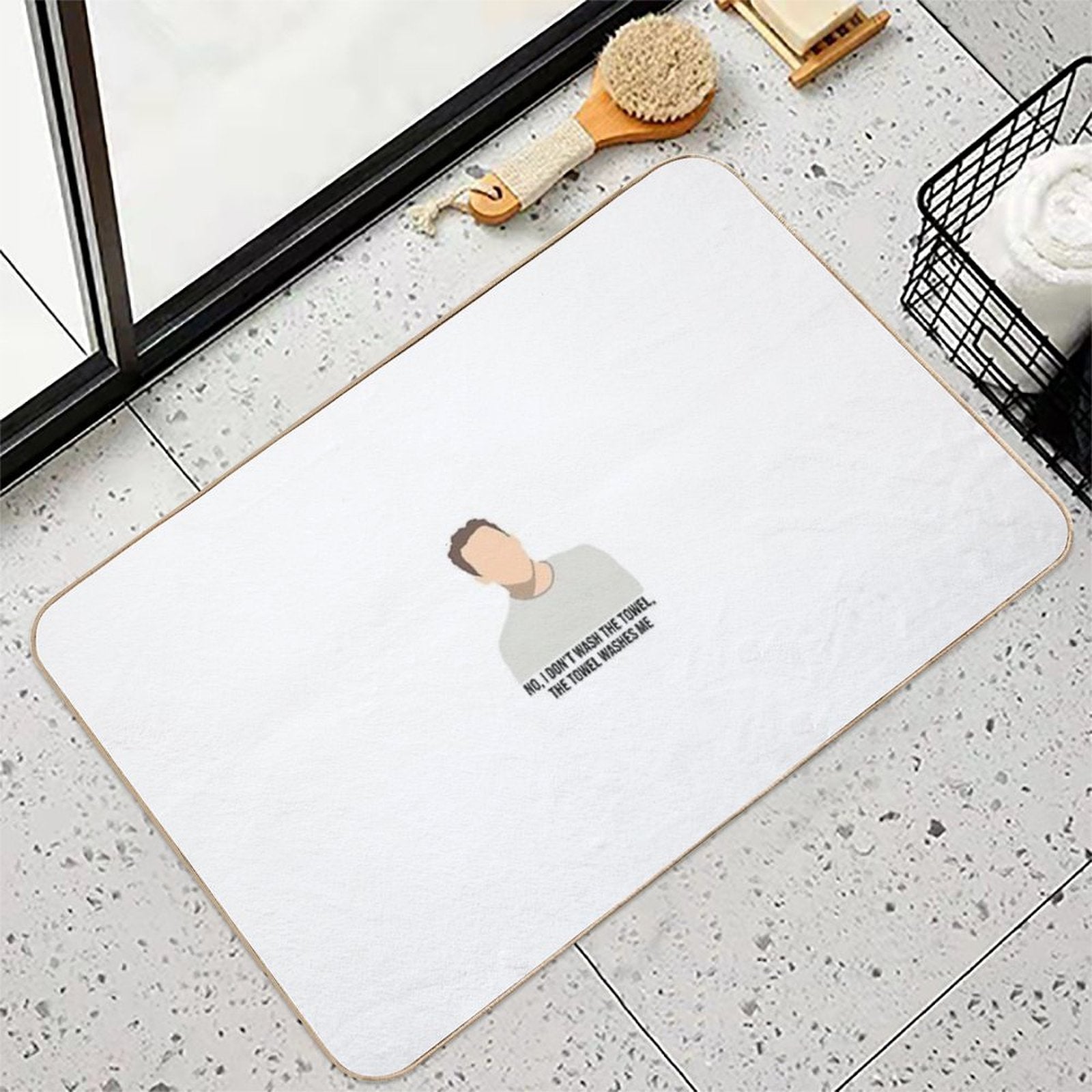 New Girl Nick I Don’t Wash The Towel  Odorless Bath Mat