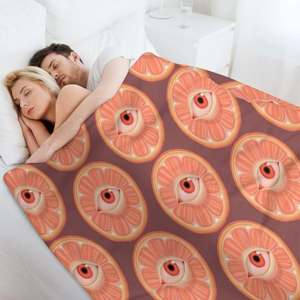 Seeing Orange Eco-conscious Throw Blanket