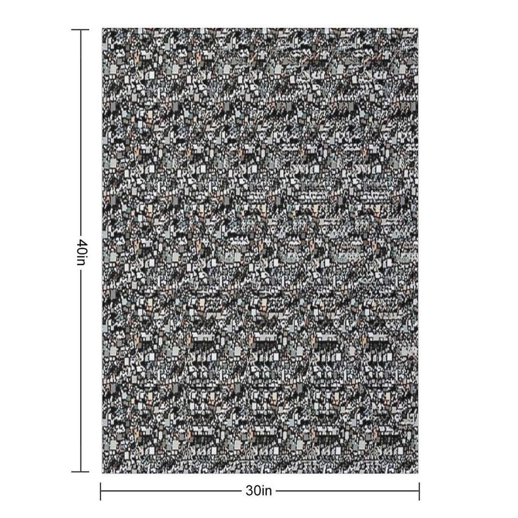 Hammer And Nail Stereogram Versatility Throw Blanket