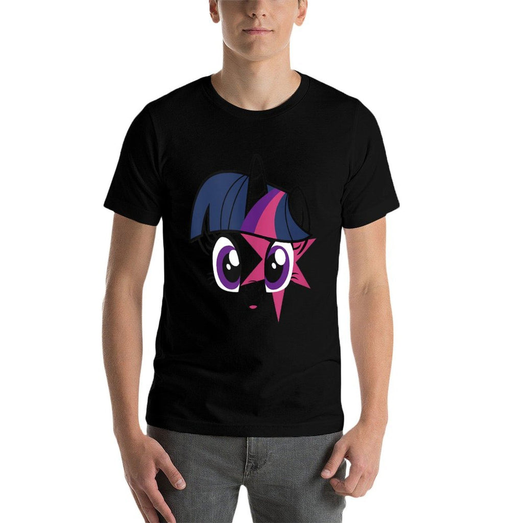My Little Pony Twilight Sparkle Smiling Face  Summer-ready Fabric T-Shirt