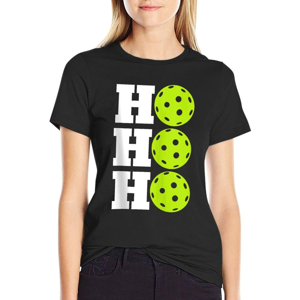 Christmas Pickleball  Trendy Pattern T-Shirt