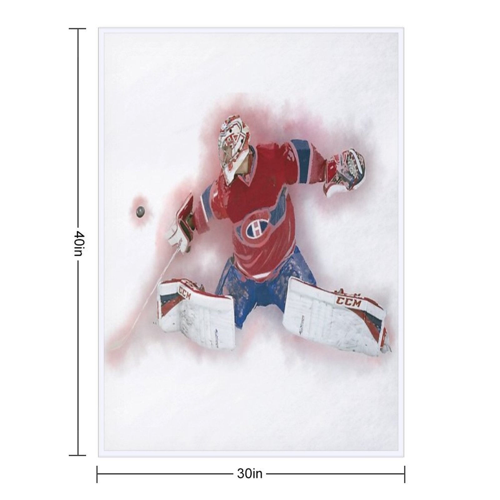 Carey Price Durable Throw Blanket