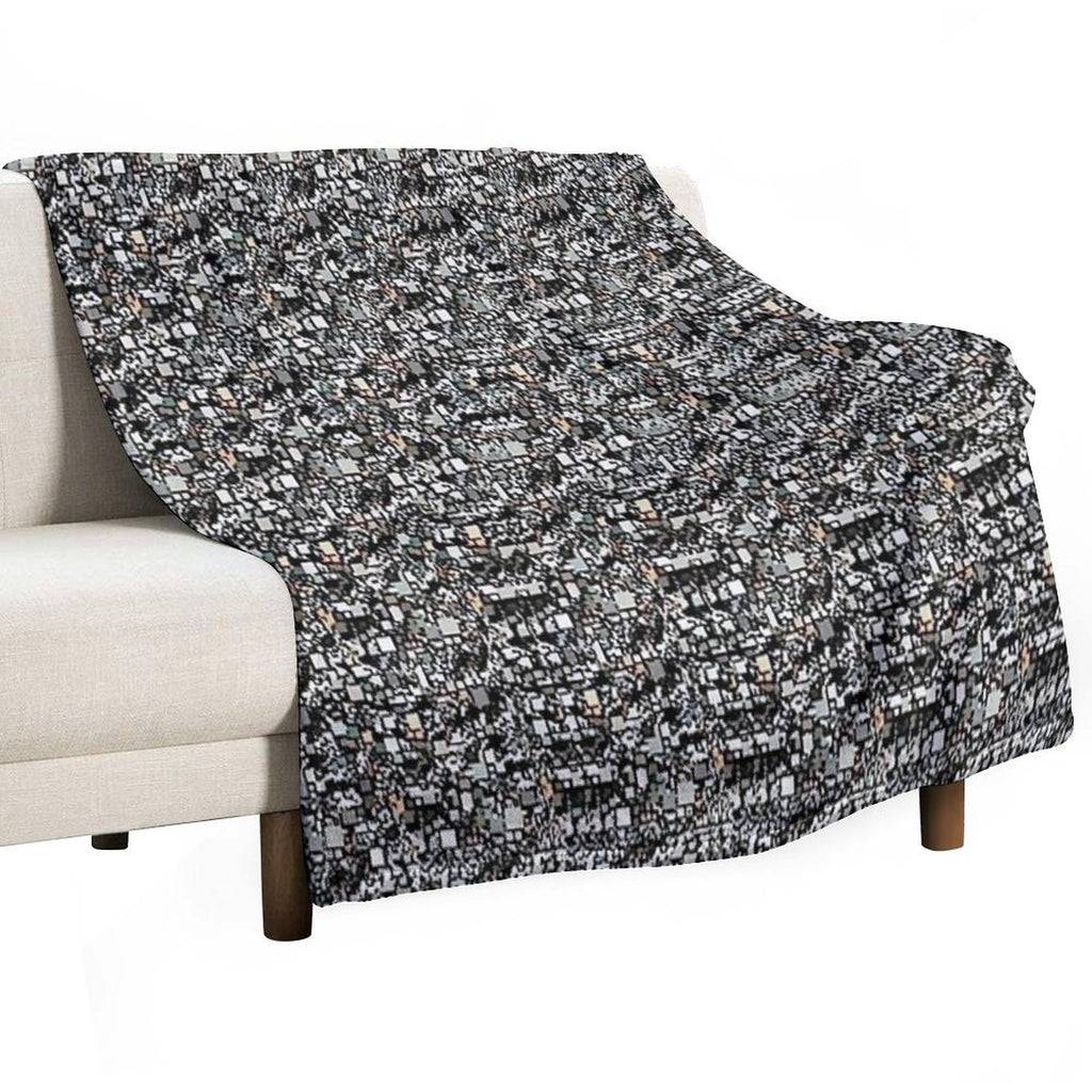 Hammer And Nail Stereogram Versatility Throw Blanket