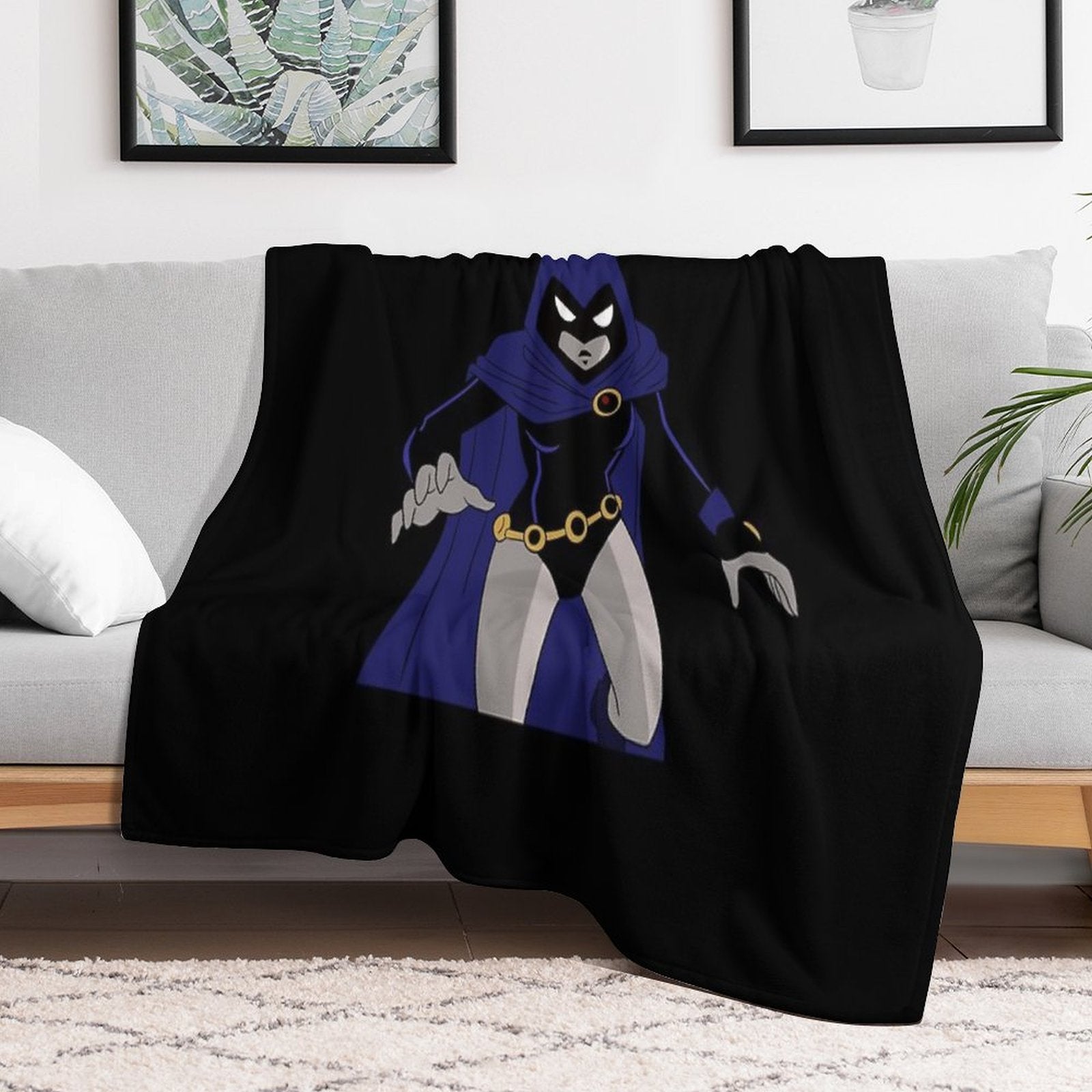 Raven Teen Titans Original Plush Throw Blanket
