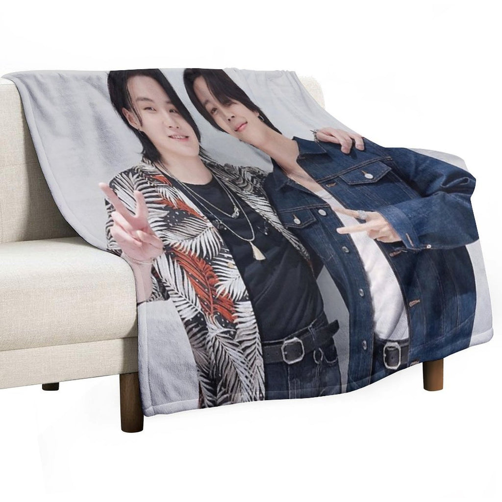Yoonmin Park Jimin Min Yoongi BTS Quick-dry Throw Blanket
