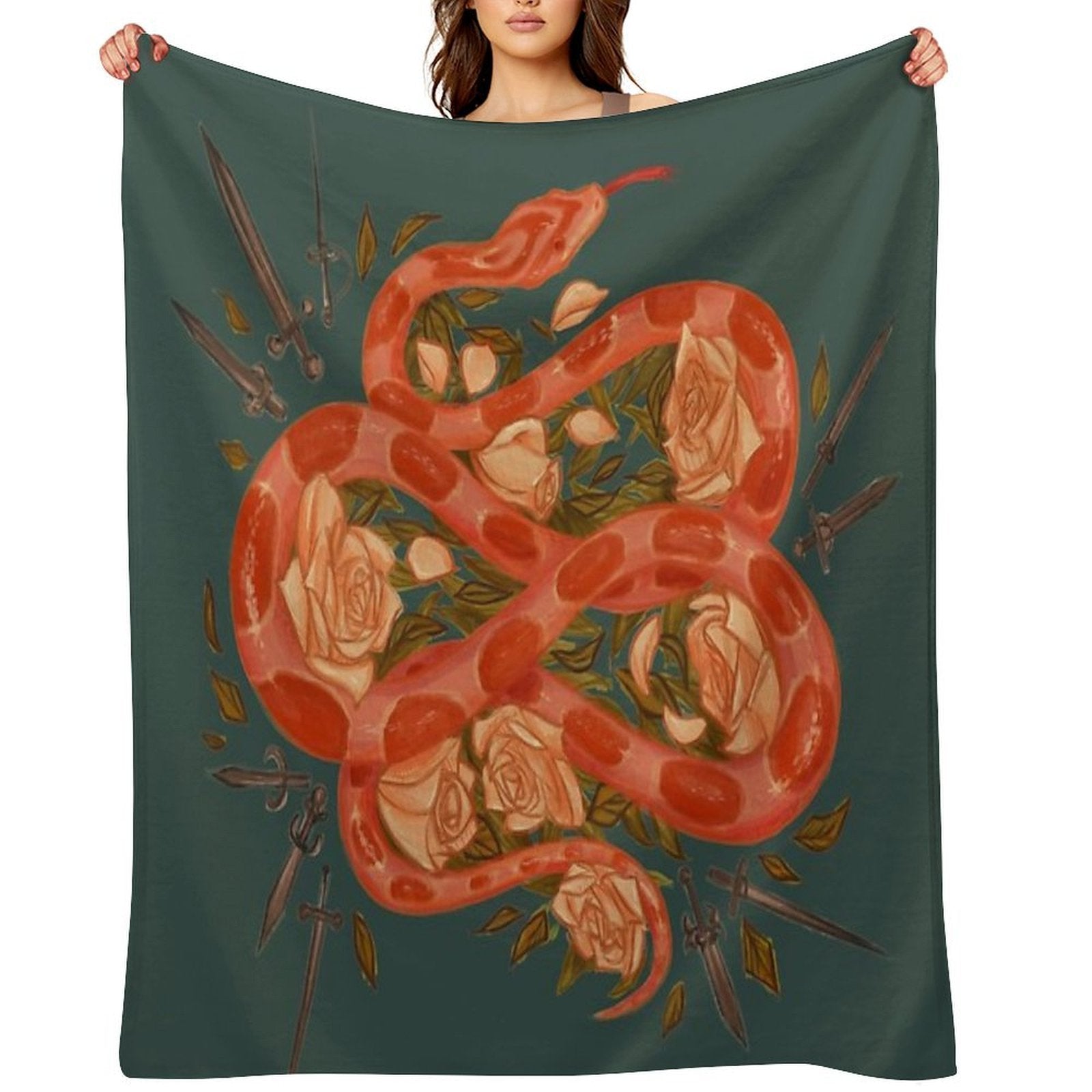 Corn Snake Sweetie Shrink-resistant Throw Blanket
