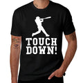 Funny Touchdown Baseball Football Sports Gift  Summer-ready Fabric T-Shirt