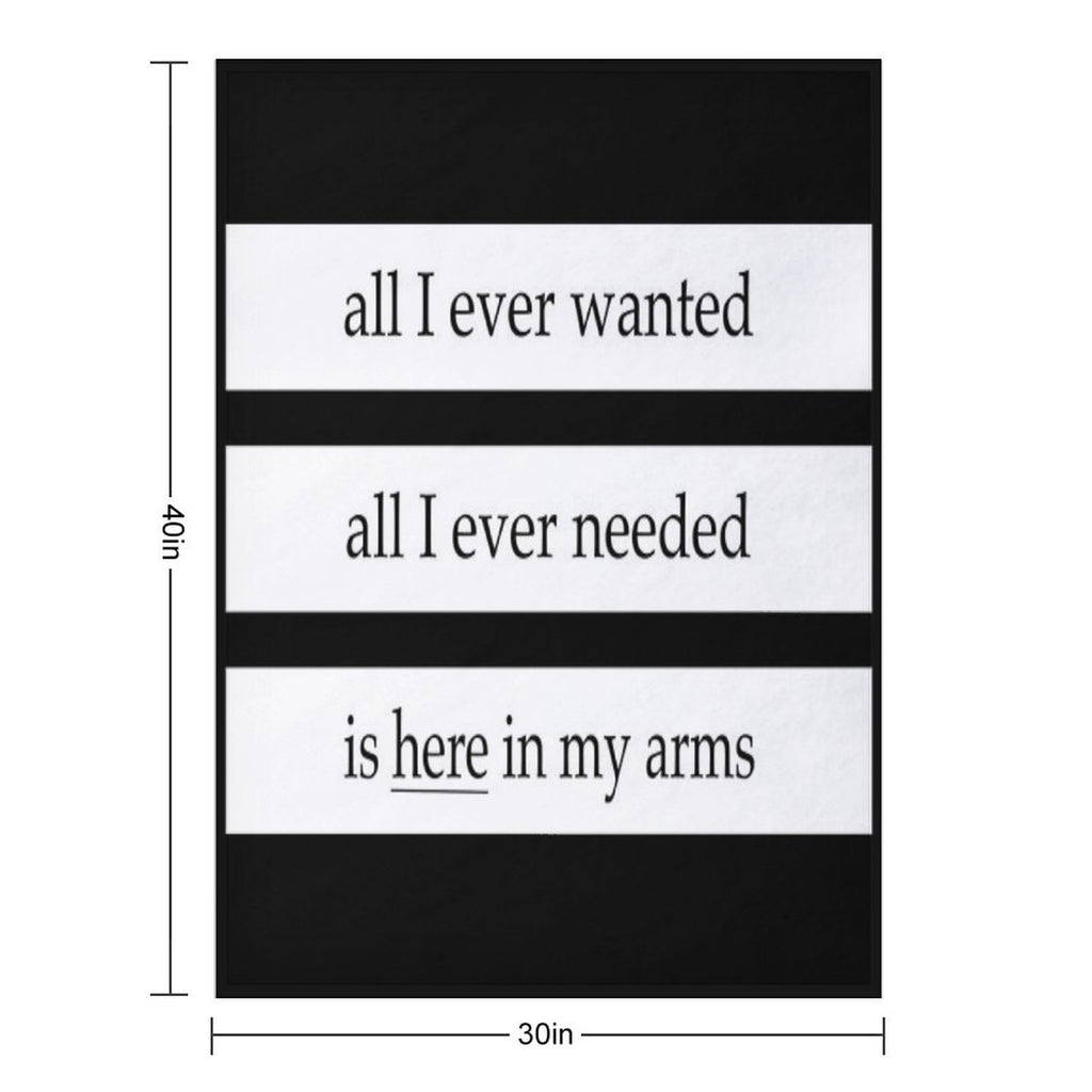 All I Ever Wanted - Depeche Mode Lightweight Throw Blanket