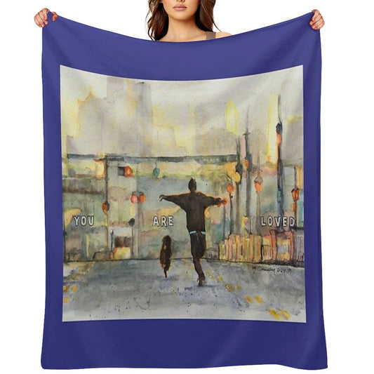 You Are Loved Multi-functional Throw Blanket
