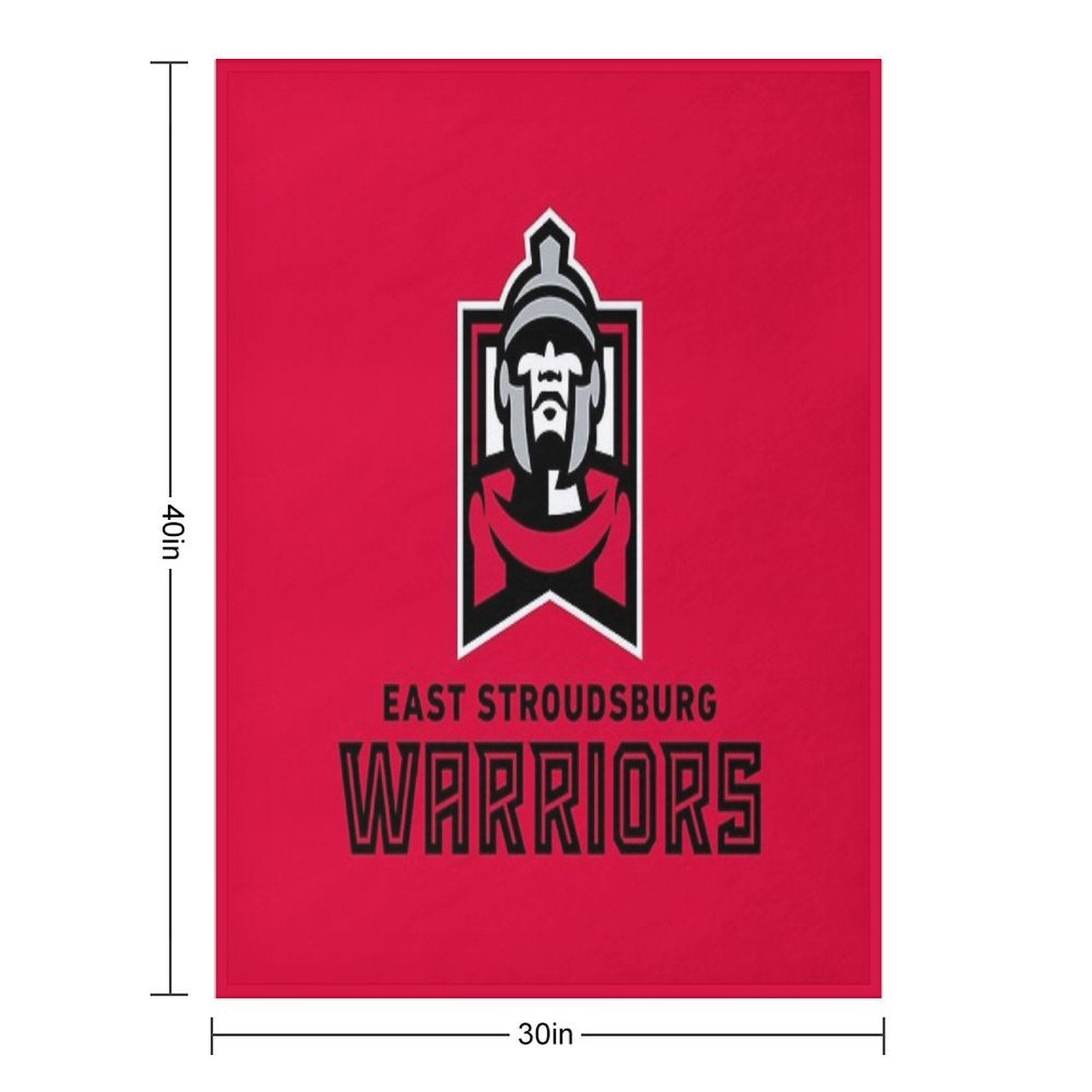 New East Stroudsburg-Warriors Versatility Throw Blanket
