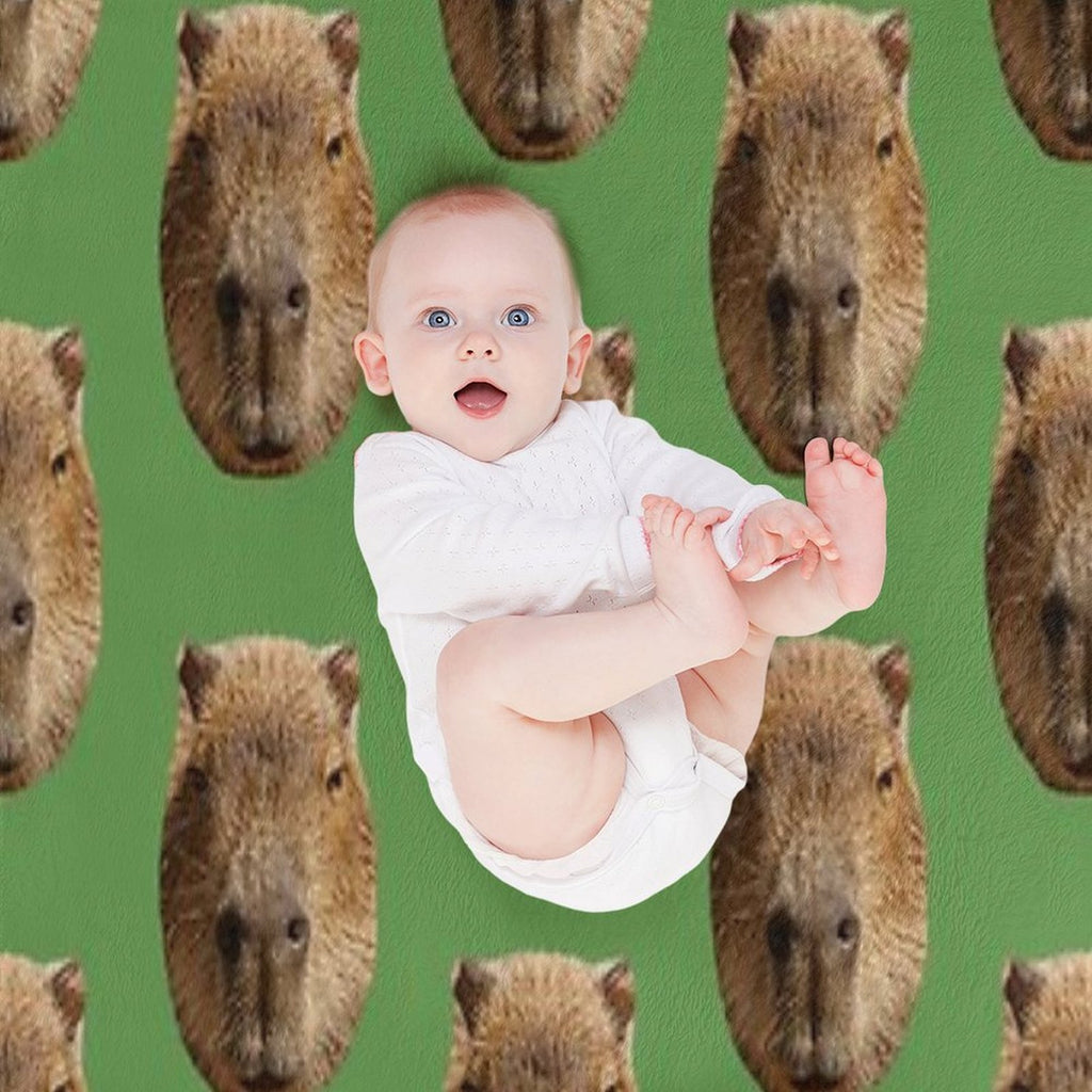 Don't Worry Be Cappy Wrinkle-free Throw Blanket