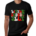 Debbie Slut Groovy Christmas Tree Cakes Xmas Men Women  High-quality Stitching T-Shirt