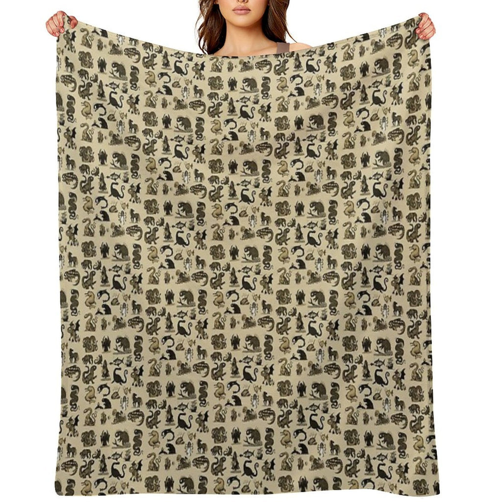 Sea Monsters Collection Comfort Throw Blanket
