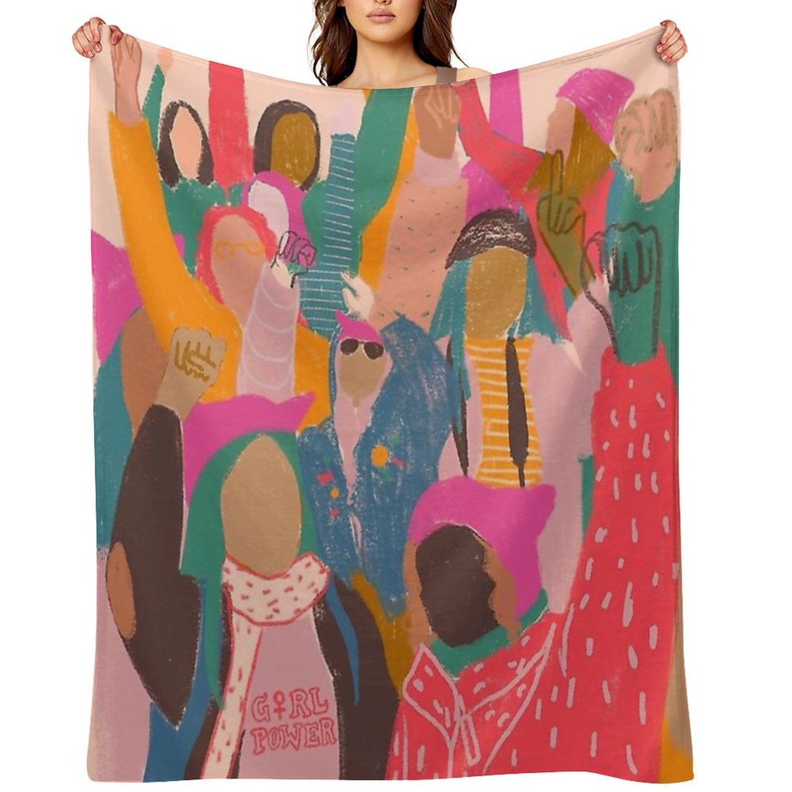 Women's March Gift-ready Throw Blanket