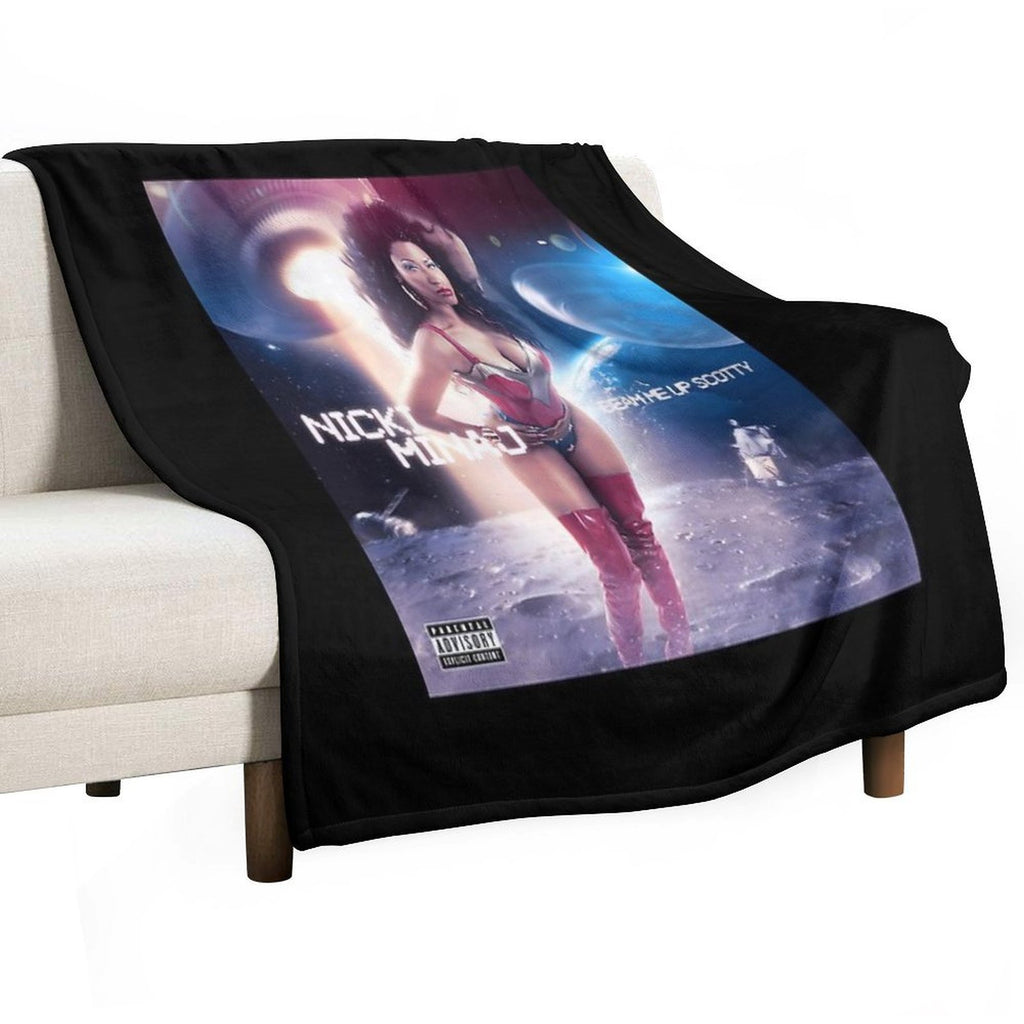 The Nicki Queen Classic -Nicki Barbz Essential Easy Care Throw Blanket