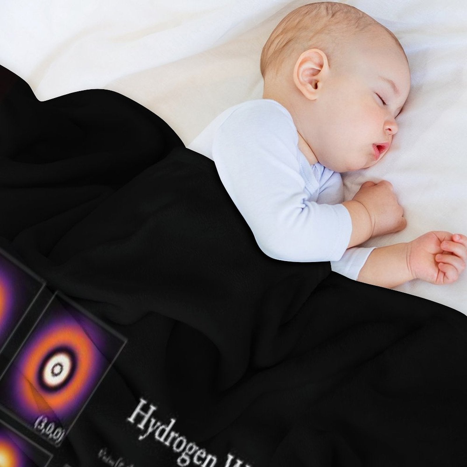 Hydrogen Wave Function – Quantum Mechanics Science Gift Shrink-resistant Throw Blanket