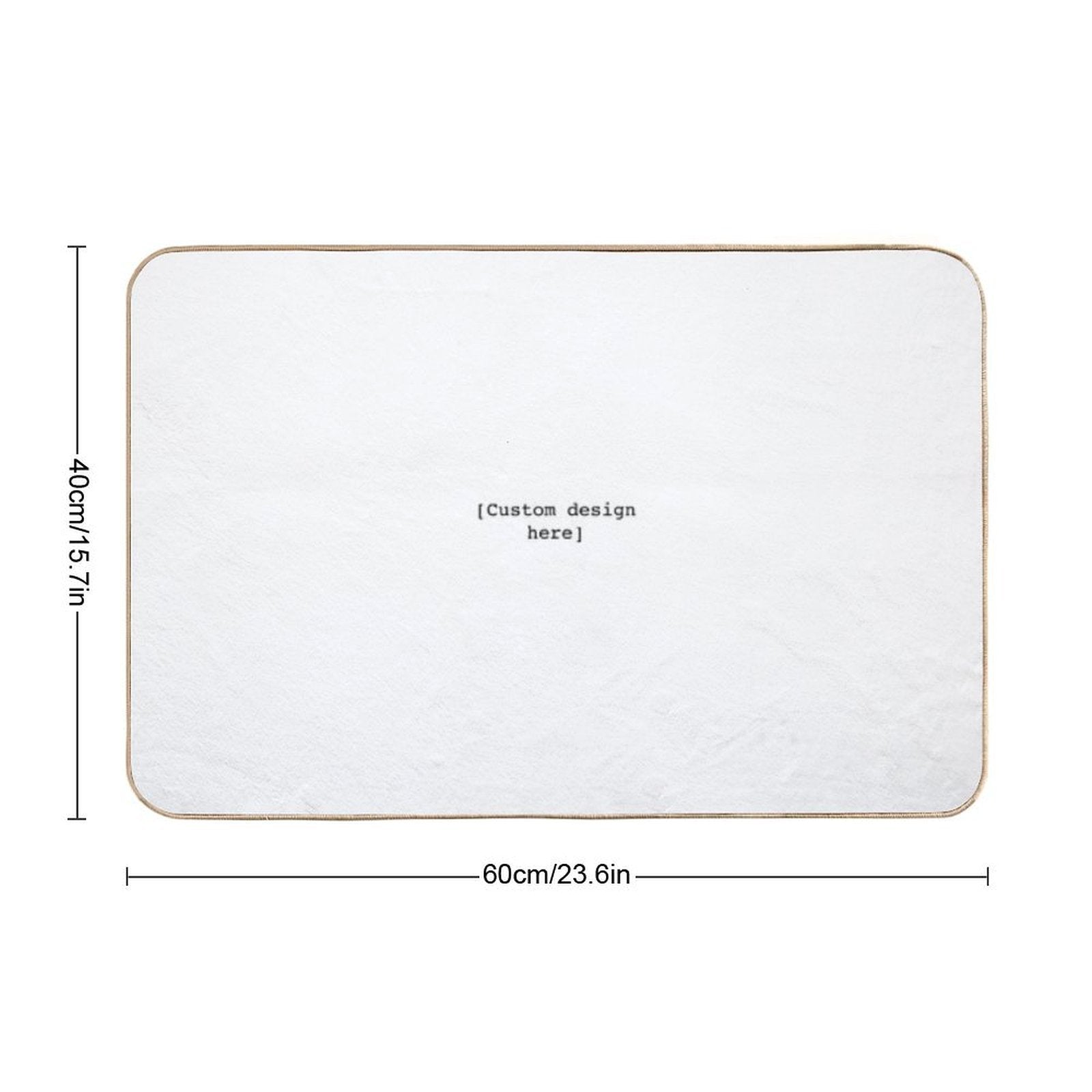 Personalised  Odorless Bath Mat