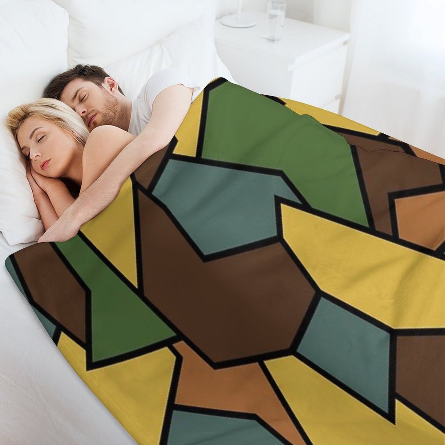 WW1 German Camouflage Multi-functional Throw Blanket