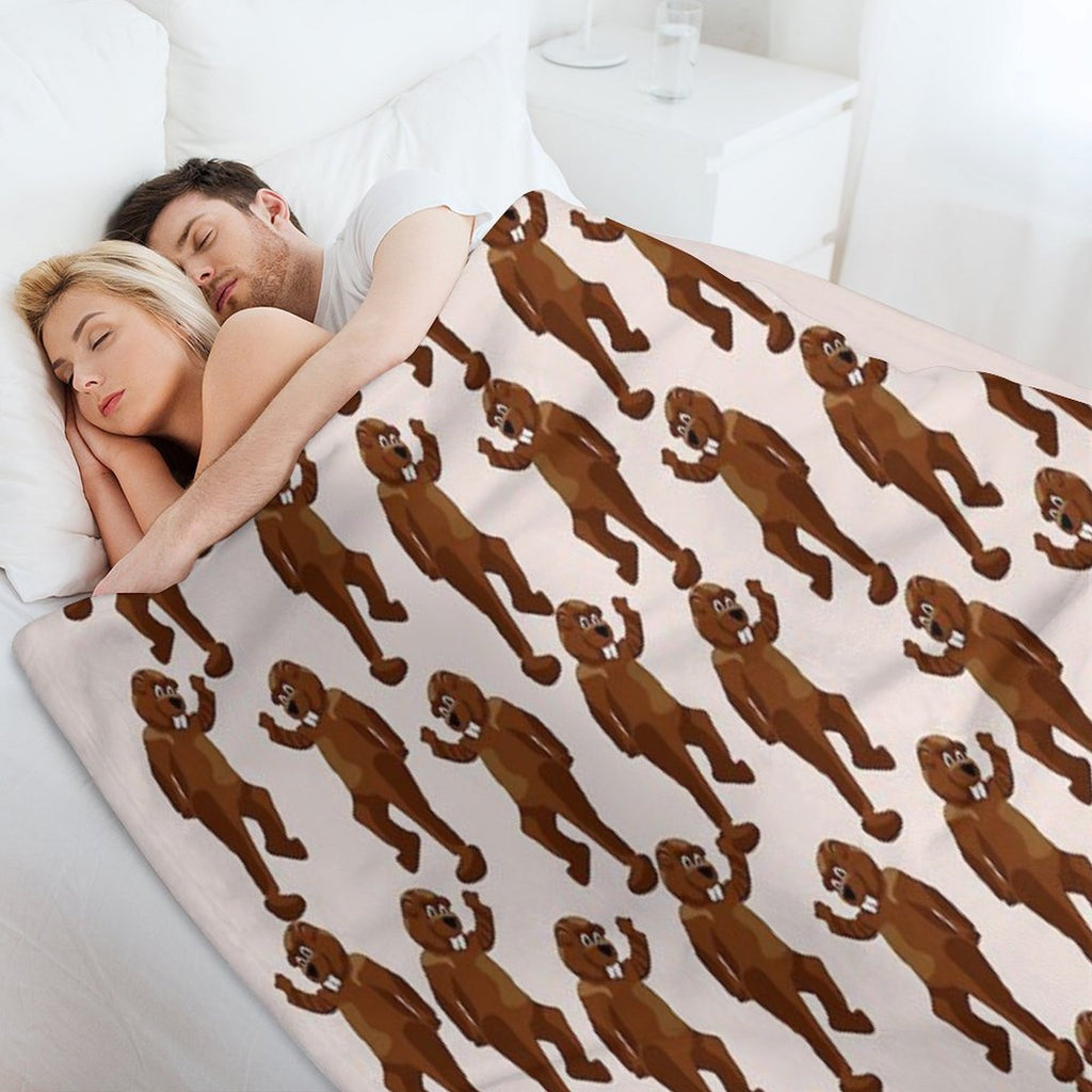 Hundreds of Beavers! Lightweight Throw Blanket