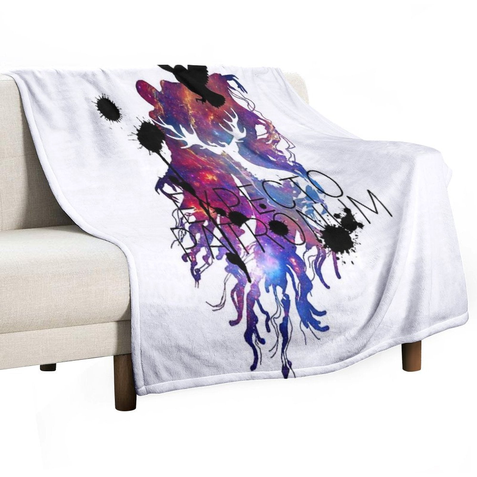 EXPECTO PATRONUM HEDWIG GALAXY 2 Premium Throw Blanket