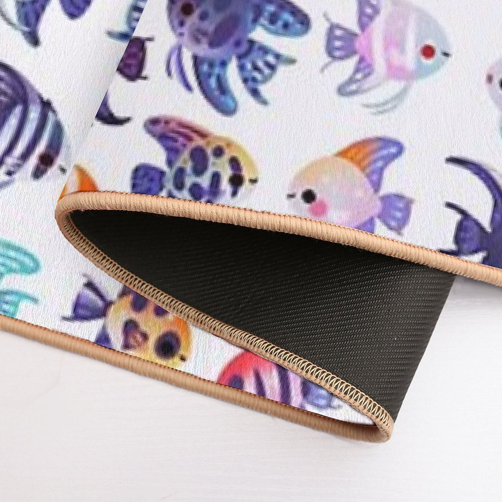 Angelfish! (freshwater) - No Text Or Bright  Versatile Bath Mat