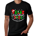 Feliz Navidad 2025 Christmas Xmas Lights Pajamas Holiday  Classic T-Shirt