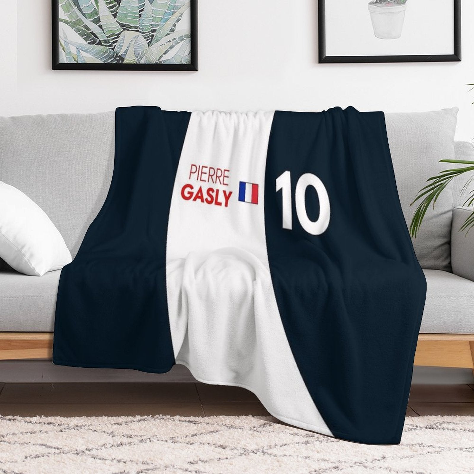 F1 2021 - #10 Gasly Quick-dry Throw Blanket