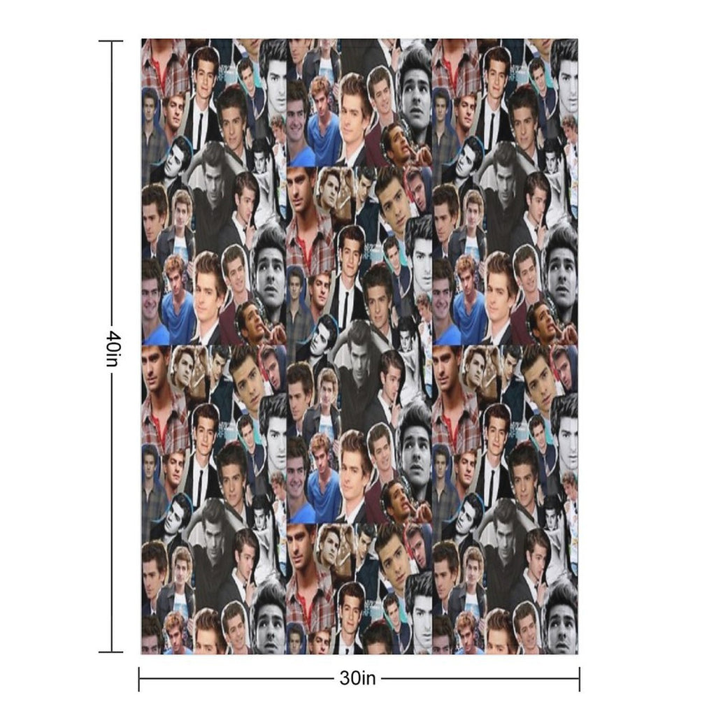 Andrew Garfield Fan Art Compact Throw Blanket