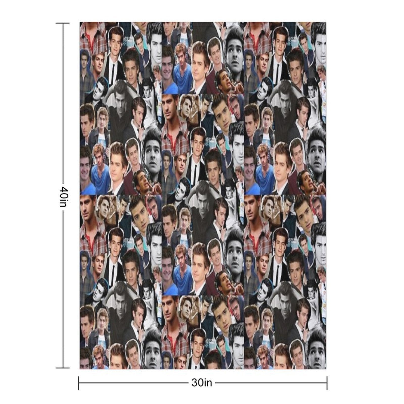 Andrew Garfield Fan Art Compact Throw Blanket