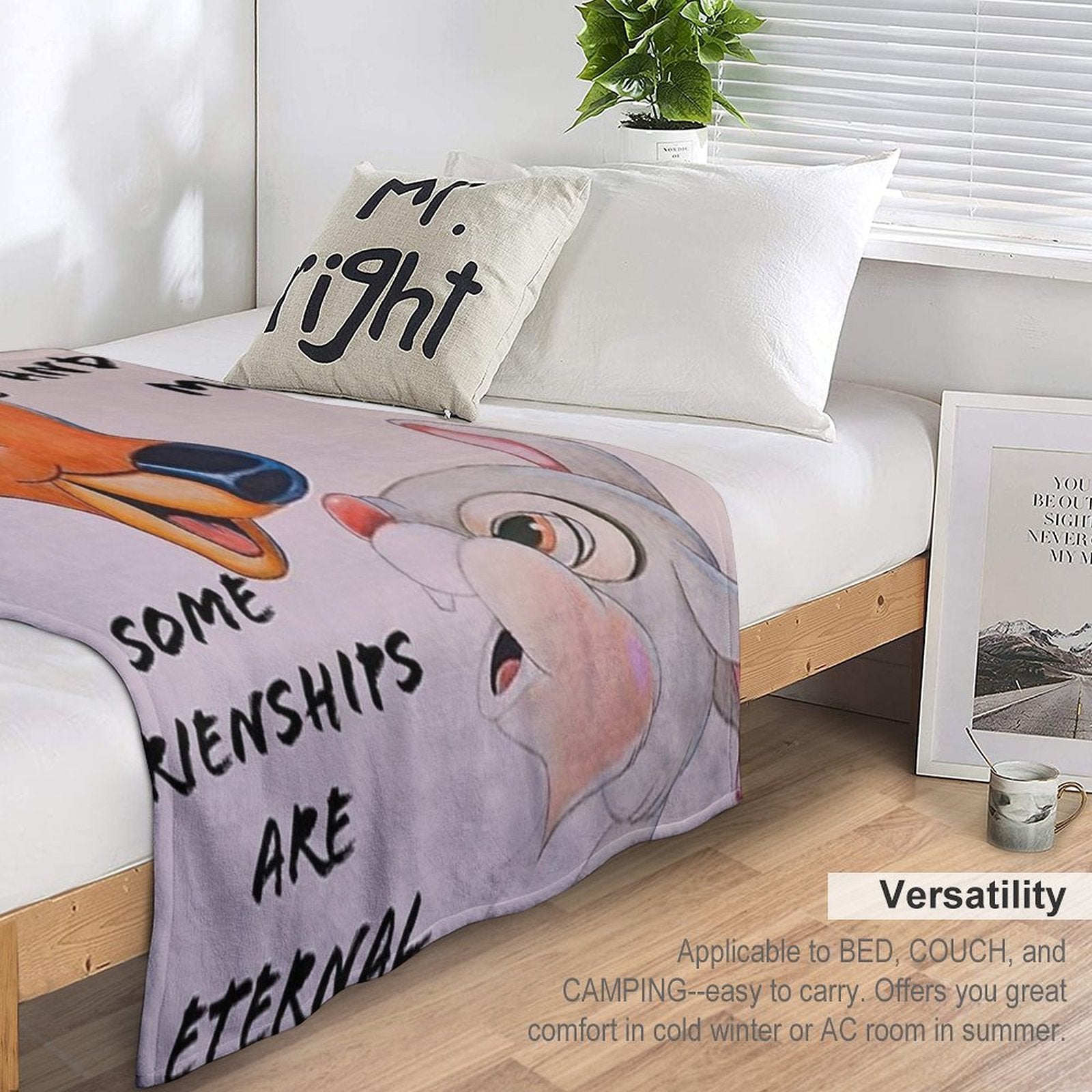 Bambi And Thumper Gift-ready Throw Blanket