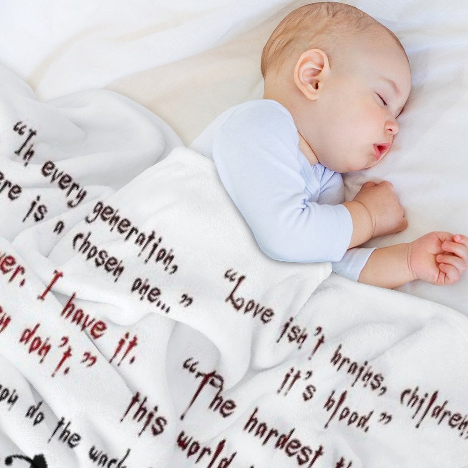 Buffy The Vampire Slayer Quotes Eco-conscious Throw Blanket